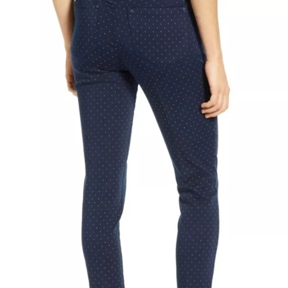 Wit & Wisdom L103Y4SL Ab-Solution Polka Dot Ankle Pants Skimmer High Rise Sz 2 - Picture 10 of 12